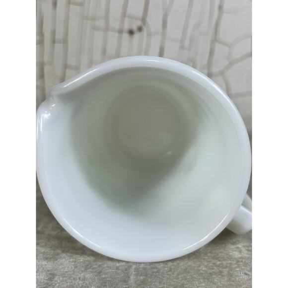 Pyrex Summer Impressions Green Milk Glass Set With 2 Coffee Cups And Creamer - Picture 12 of 12